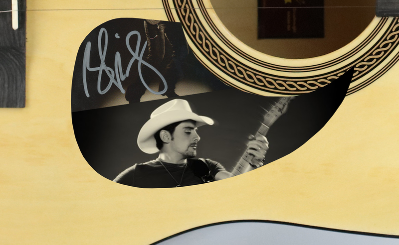 Item # 174281 - Brad Paisley Autographed Signed Guitar Hits Alive ACOA