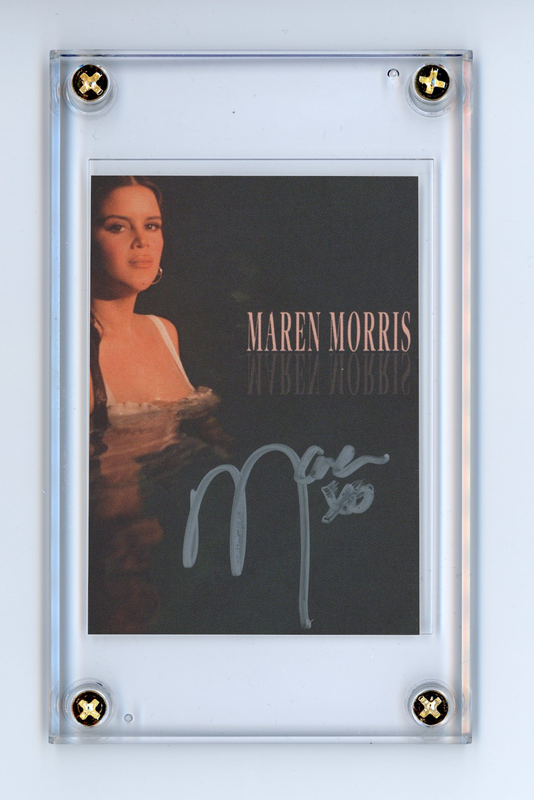 Item # 194182 - Maren Morris Autographed Trading Card Sized Signed Cut ACOA