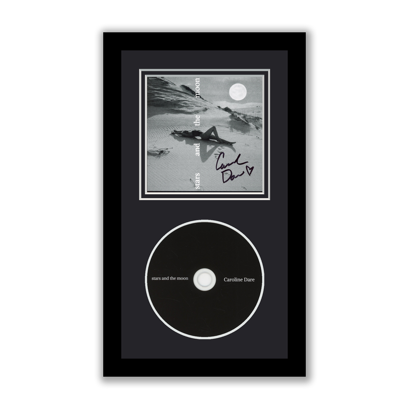 Item # 200508 - Caroline Dare Autographed Signed Framed CD stars and the moon ACOA