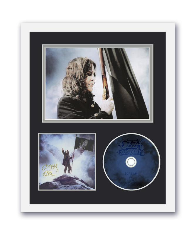 Item # 194730 - Ozzy Osbourne Autographed Signed 11x14 Custom Framed CD Photo Scream ACOA