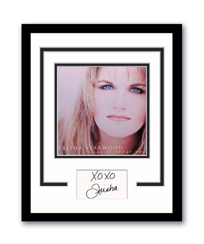 Item # 180127 - Trisha Yearwood Autographed Signed 11x14 Framed Photo Thinkin' About You ACOA