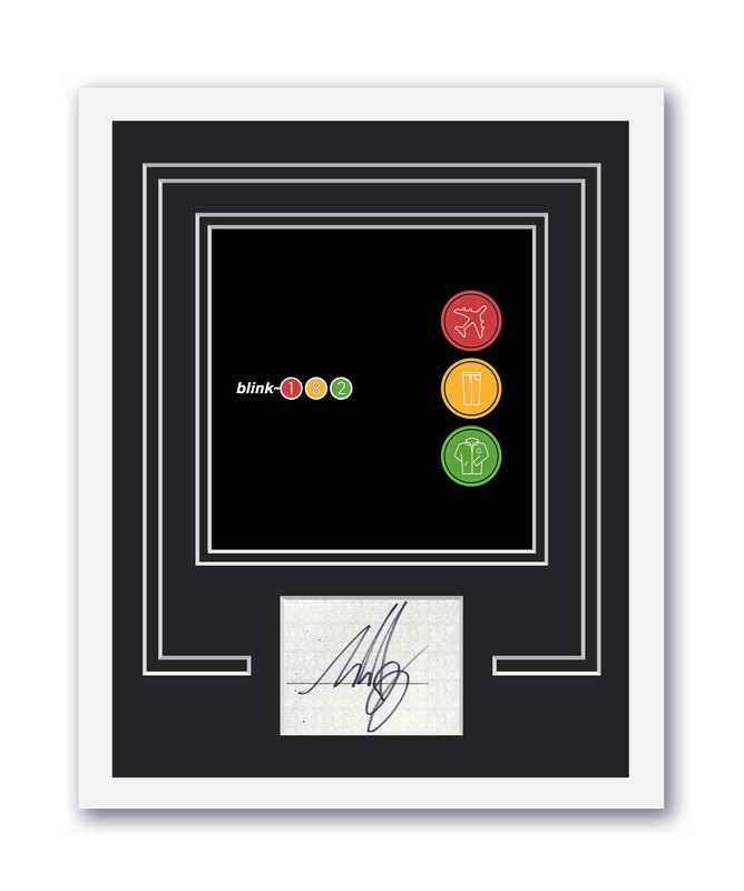 Item # 196790 - Blink 182 Mark Hoppus Autographed Signed 11x14 Framed Photo ACOA
