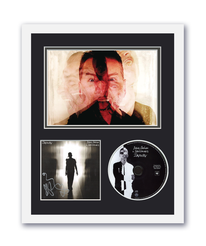 Item # 175157 - Dave Gahan Autographed Signed 11x14 Framed CD Photo Soulsavers Depeche Mode ACOA