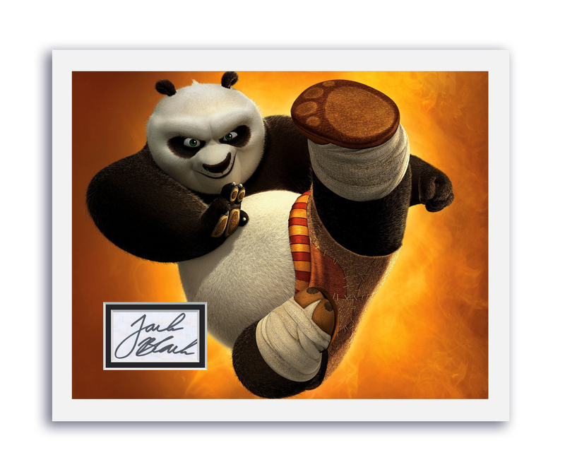 Item # 196058 - Kung Fu Panda Jack Black Autographed Signed 11x14 Framed Photo ACOA