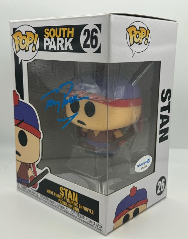 Item # 188377 - Trey Parker "South Park" AUTOGRAPH Signed 'Stan' 26 Funko Pop Vinyl Figure