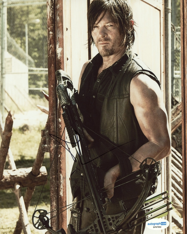 Item # 211278 - Norman Reedus "The Walking Dead" AUTOGRAPH Signed Daryl Dixon 8x10 Photo N
