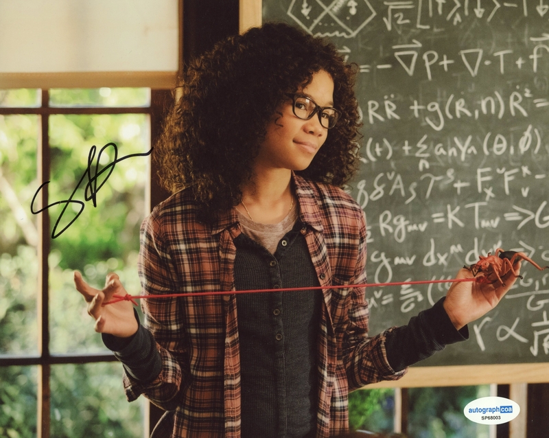 Item # 211289 - Storm Reid "A Wrinkle in Time" AUTOGRAPH Signed 'Meg Murry' 8x10 Photo B