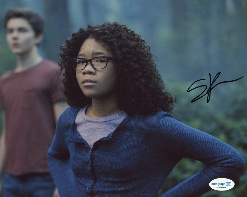 Item # 211290 - Storm Reid "A Wrinkle in Time" AUTOGRAPH Signed 'Meg Murry' 8x10 Photo
