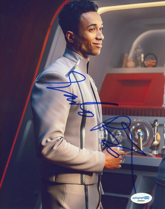 Item # 211327 - Sandro Rosta "Star Trek: Starfleet Academy" AUTOGRAPH Signed 8x10 Photo