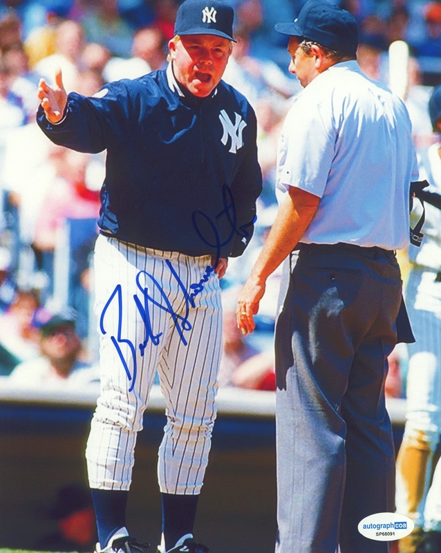 Item # 211377 - Buck Showalter AUTOGRAPH Signed New York Yankees Manager 8x10 Photo