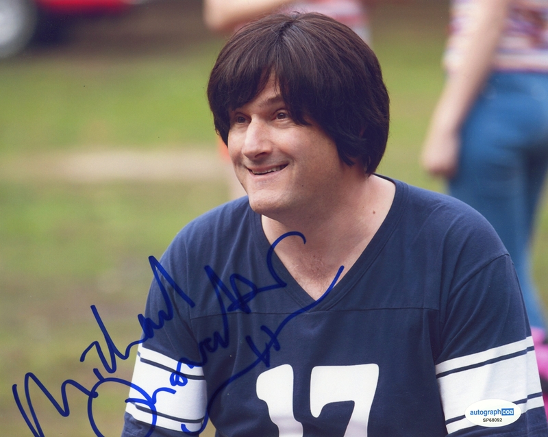 Item # 211378 - Michael Showalter "Wet Hot American Summer: First Day of Camp" SIGNED 8x10 Photo