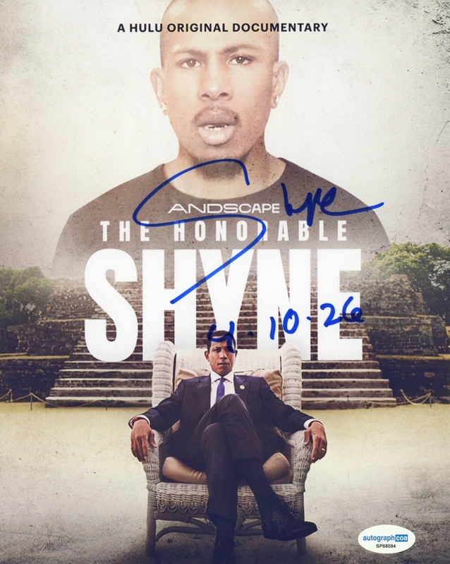 Item # 211380 - Shyne "The Honorable Shyne" Rapper AUTOGRAPH Signed Autographed 8x10 Photo