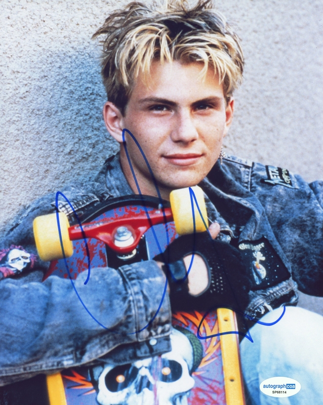 Item # 211400 - Christian Slater "Gleaming the Cube" AUTOGRAPH Signed 'Brian' 8x10 Photo