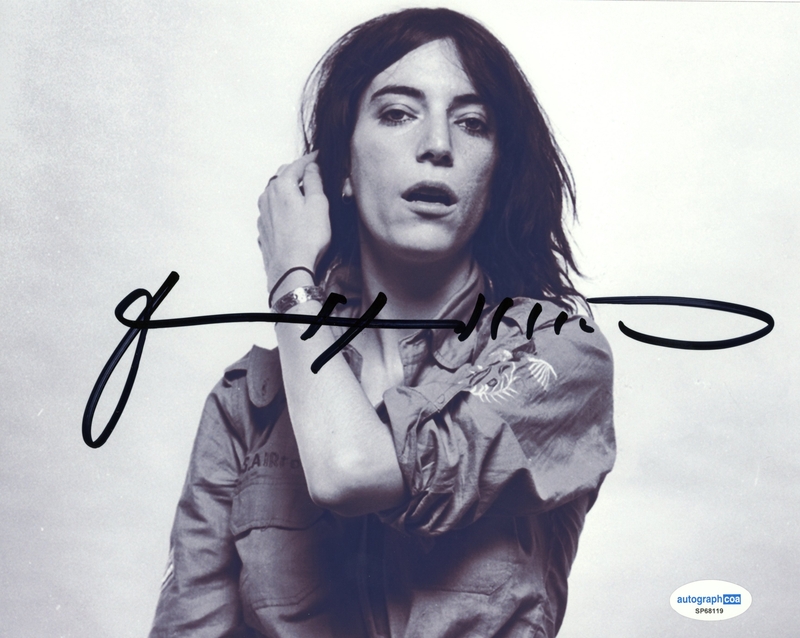 Item # 211405 - Patti Smith "Godmother of Punk" AUTOGRAPH Signed Autographed 8x10 Photo E