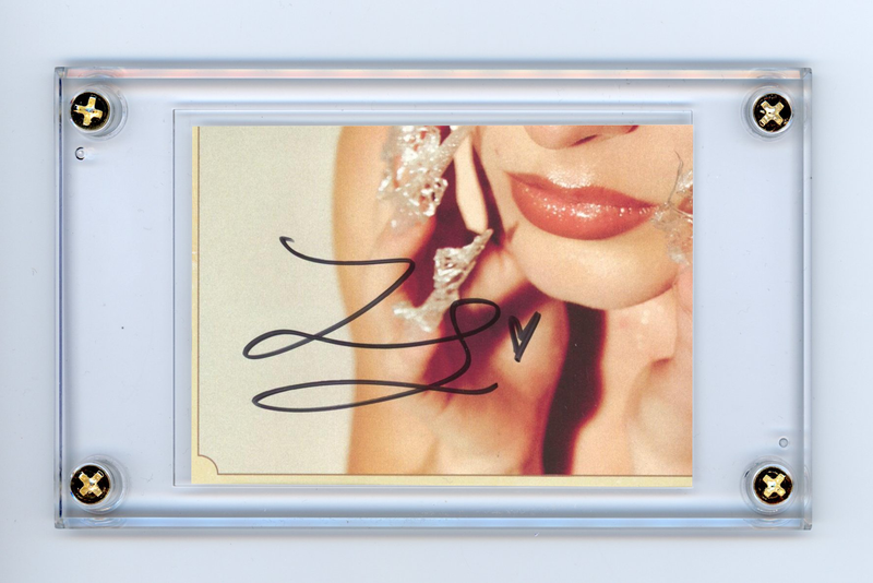 Zara Larsson Autographed Trading Card Sized Signed Cut ACOA | eBay