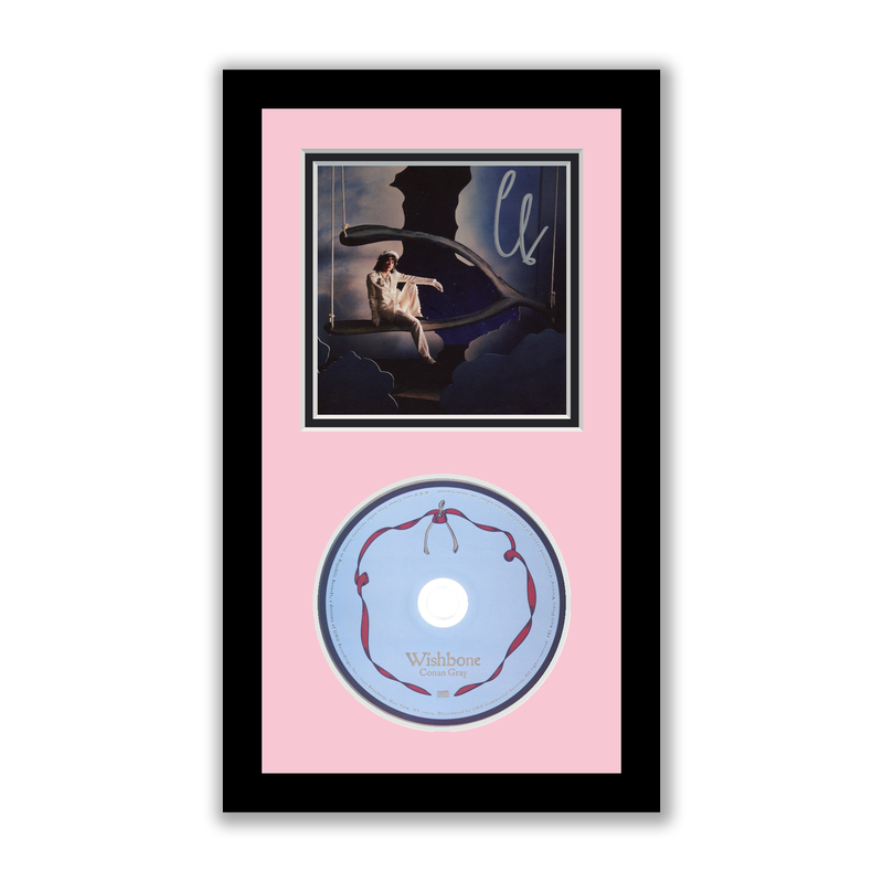 Conan Gray Autographed Signed Framed CD Wishbone ACOA | eBay