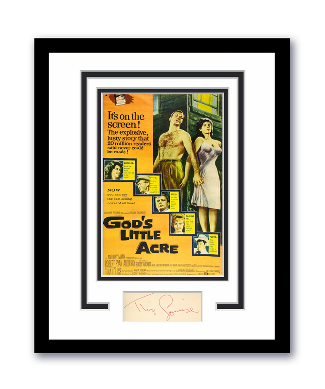 Item # 196781 - God's Little Acre Tina Louise Autographed Signed 11x14 Framed Photo ACOA