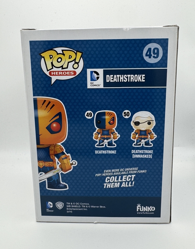 Item # 201626 - Esai Morales "Titans" AUTOGRAPH Signed 'Deathstroke' DC Comics 49 Funko Pop