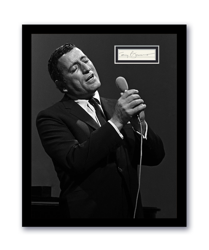Item # 196698 - Tony Bennett Autographed Signed 11x14 Framed Photo Jazz Crooner ACOA