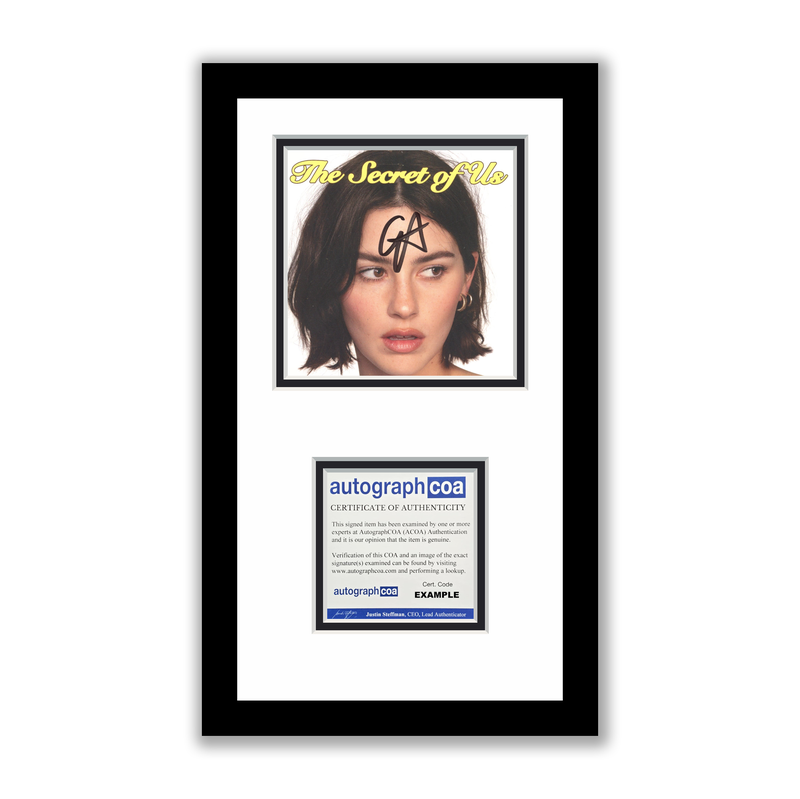 Item # 197512 - Gracie Abrams Autographed Signed Framed CD The Secret Of Us ACOA