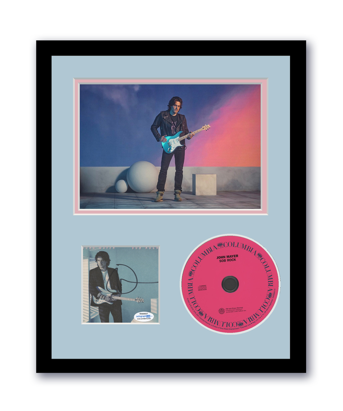 Item # 175555 - John Mayer Autographed Signed 11x14 Custom Framed CD Photo Sob Rock ACOA