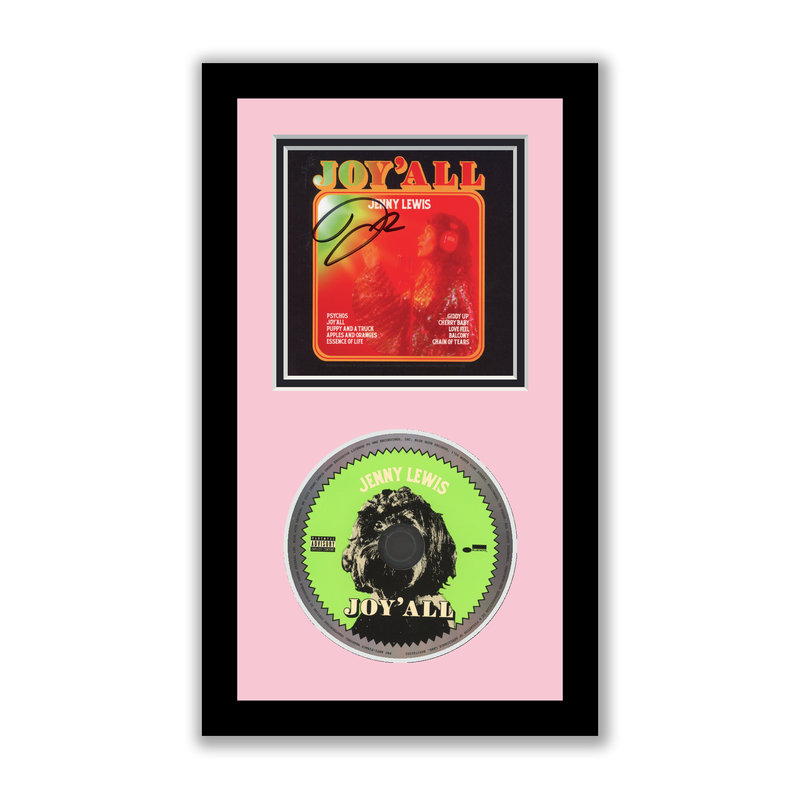 Item # 192843 - Jenny Lewis Autographed Signed Framed CD Joy'All ACOA
