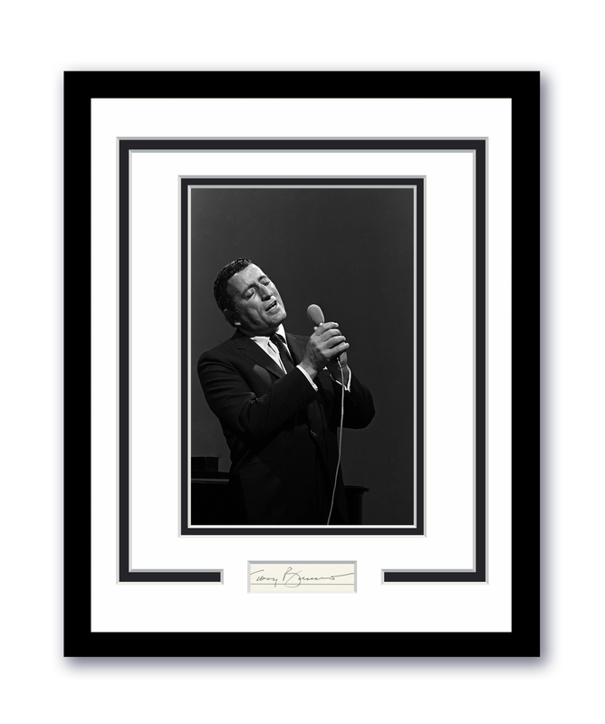 Item # 179808 - Tony Bennett Autographed Signed 11x14 Framed Photo Crooner Jazz Legend ACOA