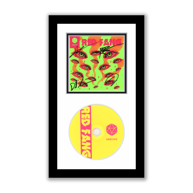 Item # 201491 - Red Fang Autographed Signed Framed CD Arrows ACOA