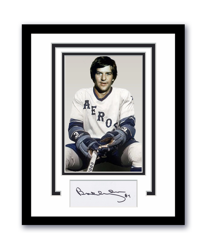 Item # 180061 - Bobby Orr Autographed Signed 11x14 Framed Photo Houston Aeros IHL Hockey ACOA