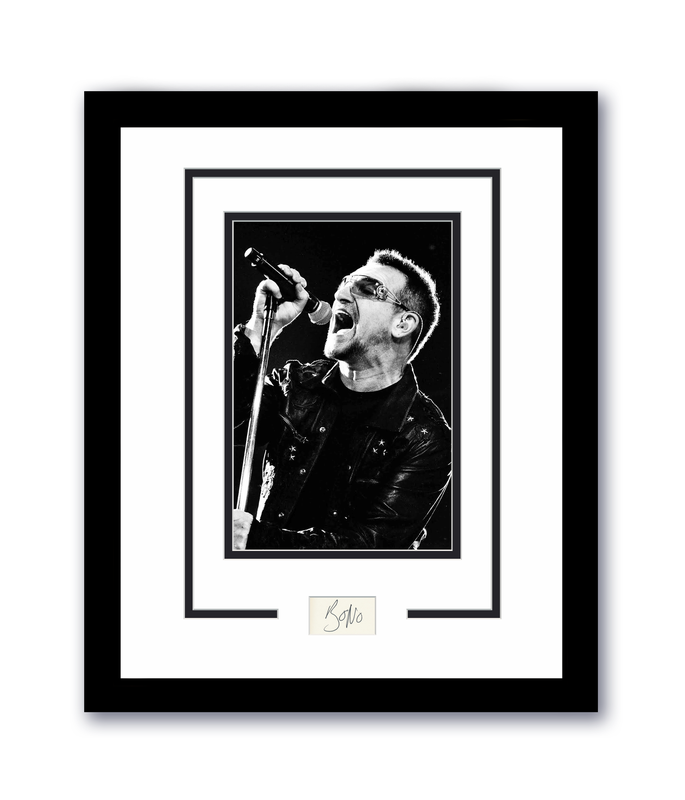 Item # 186518 - U2 Bono Autographed Signed 16x20 Framed Photo ACOA