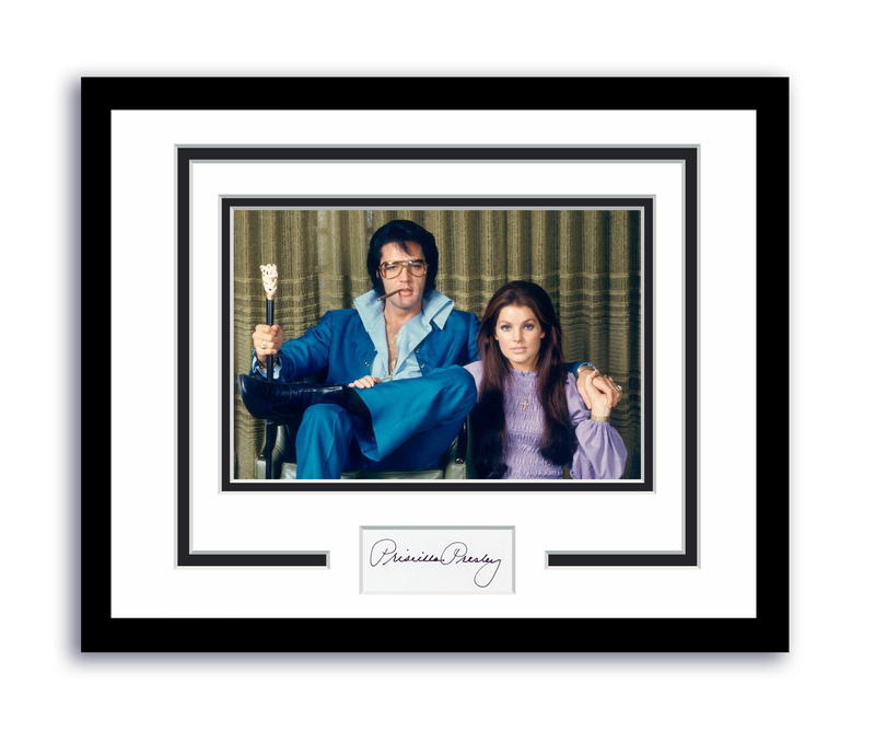 Item # 202910 - Priscilla Presley Autographed Signed 11x14 Framed Photo Elvis Presley Wife ACOA