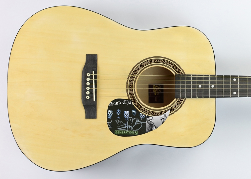 Item # 175445 - Good Charlotte Autographed Signed Guitar Generation Rx ACOA