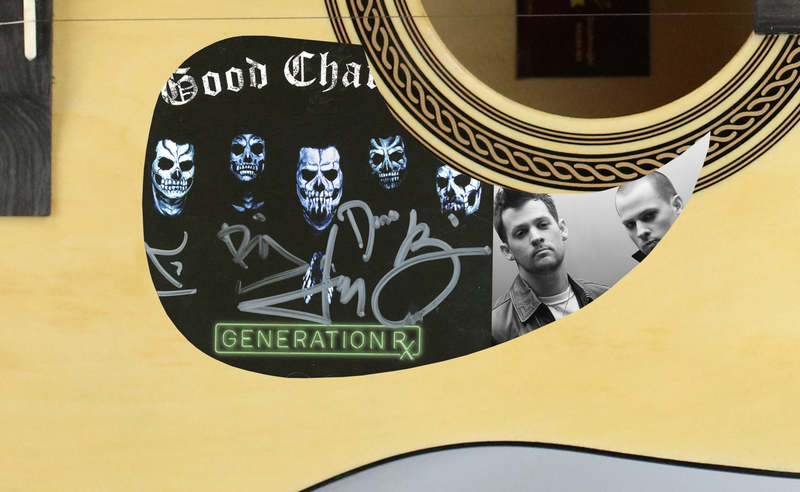 Item # 175445 - Good Charlotte Autographed Signed Guitar Generation Rx ACOA