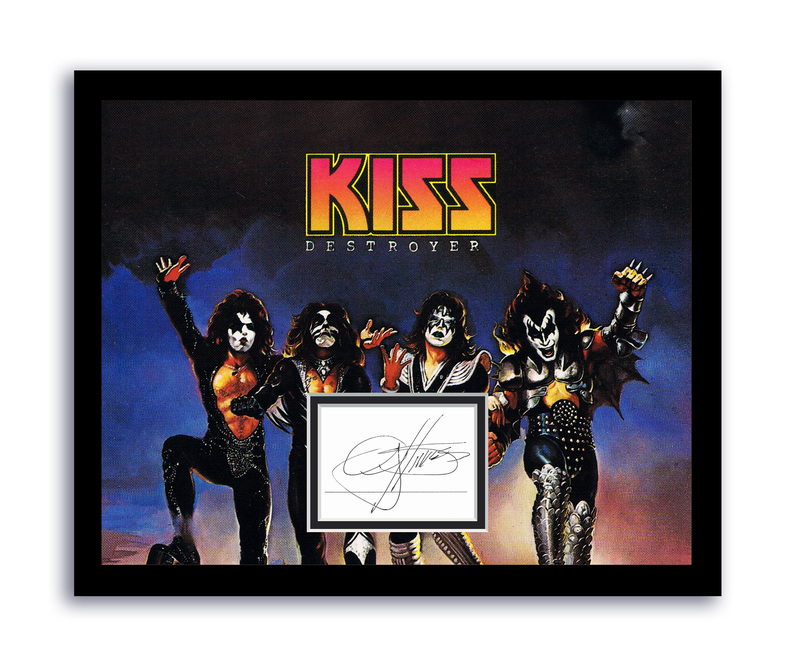 Item # 194679 - KISS Gene Simmons Autographed Signed 11x14 Framed Photo Destroyer ACOA