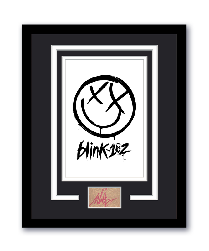 Item # 191186 - Blink 182 Mark Hoppus Autographed Signed 11x14 Framed Photo ACOA