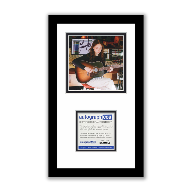 Item # 200651 - Laufey Autographed Signed Framed CD A Matter of Time ACOA