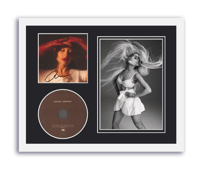 Item # 193946 - Ariana Grande Autographed 11x14 Framed CD Photo Eternal Sunshine Wicked ACOA