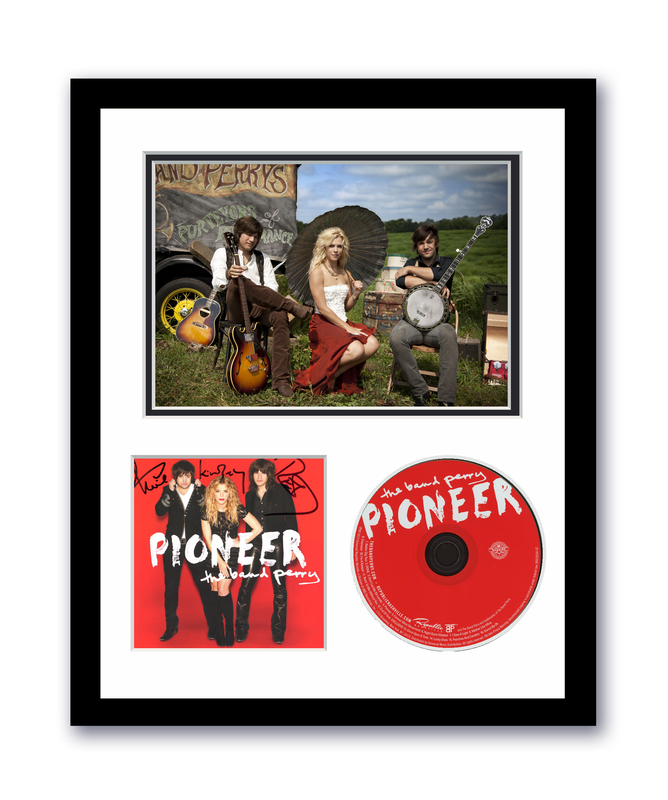 Item # 175162 - The Band Perry Autographed Signed 11x14 Custom Framed CD Photo Pioneer ACOA