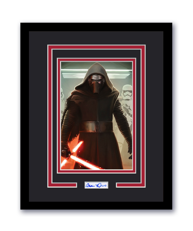 Item # 180634 - Star Wars Adam Driver Autographed Signed 11x14 Framed Photo Kylo Ren ACOA