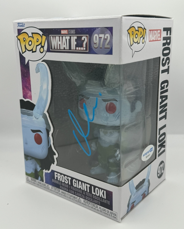 Item # 189833 - Matt Damon AUTOGRAPH Signed 'Frost Giant Loki' 972 Funko Pop Vinyl Figure
