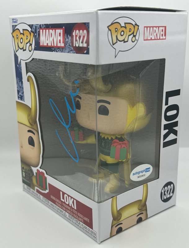 Item # 189835 - Matt Damon AUTOGRAPH Signed Marvel 'Loki' 1322 Funko Pop Vinyl Figure