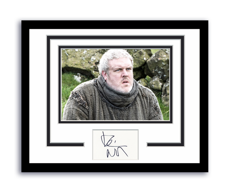 Item # 201519 - Game Of Thrones Hoder Kristian Nairn Autographed Signed 11x14 Framed Photo ACOA