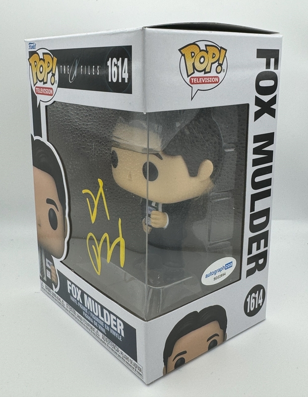 Item # 189856 - David Duchovny "The X-Files" AUTOGRAPH Signed 'Fox Mulder' 1614 Funko Pop