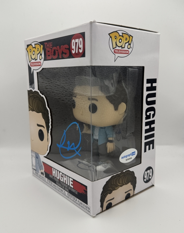 Item # 202108 - Jack Quaid "The Boys" AUTOGRAPH Signed 'Hughie' 979 Vinyl Figure Funko Pop