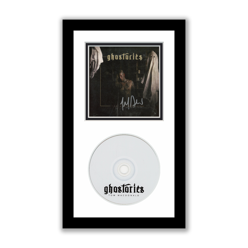 Item # 206224 - Tom MacDonald Autographed Signed Framed CD Ghost Stories ACOA