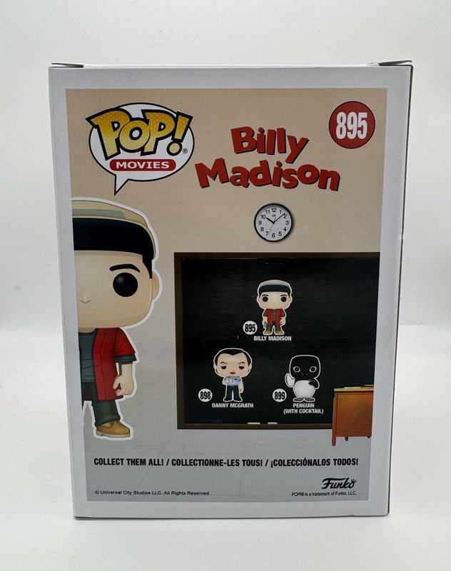Item # 202116 - Adam Sandler "Billy Madison" AUTOGRAPH Signed 895 Vinyl Figure Funko Pop B