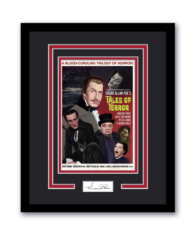 Item # 196100 - Vincent Price Autographed Signed 11x14 Framed Photo Tales Of Terror ACOA