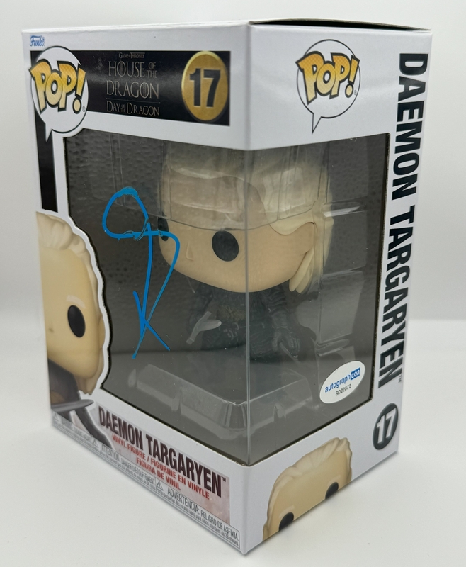 Item # 189874 - Matt Smith "House of the Dragon" AUTOGRAPH Signed 'Daemon' 17 Funko Pop
