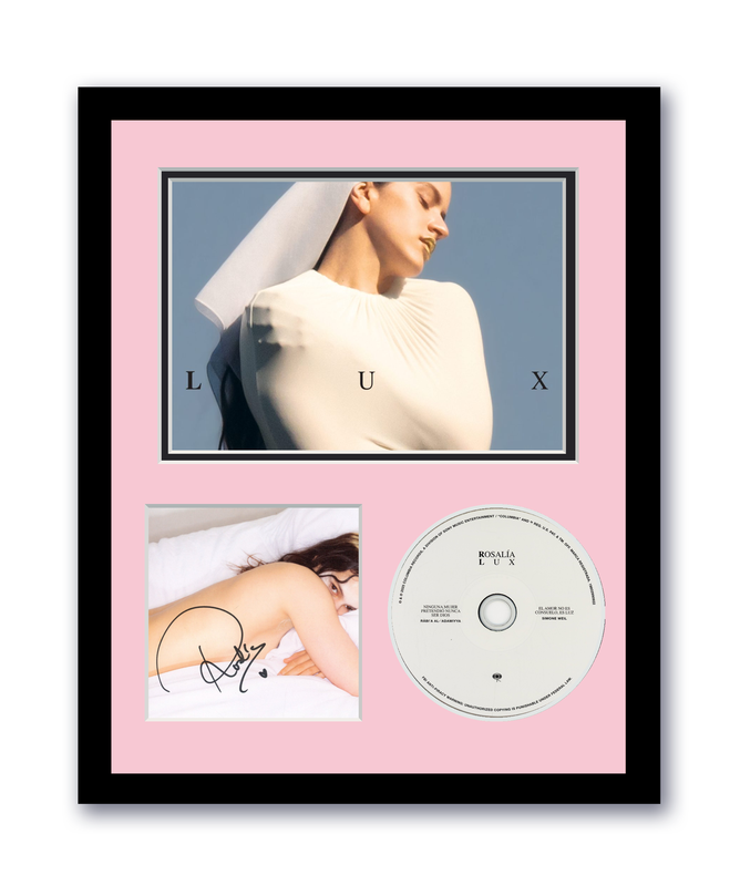 Item # 203274 - Rosalía Autographed Signed 11x14 Custom Framed CD Photo LUX ACOA