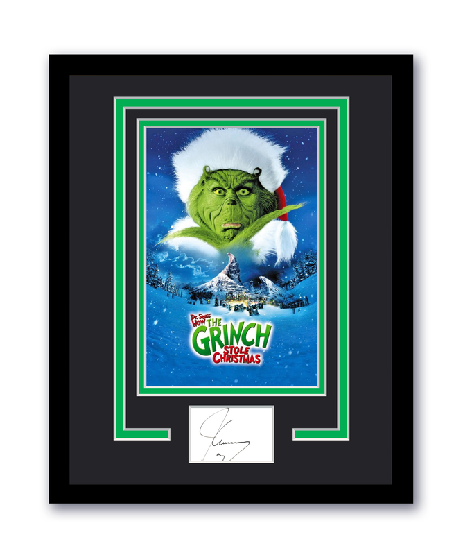 Item # 181272 - The Grinch Jim Carrey Autographed Signed 11x14 Framed Photo ACOA